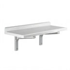 Thumbnail image #2 for Cambro Camshelving® CSWS1436SK480 Wall-Mounted Solid Polypropylene Shelf, 36 x 14 x 13.5 in, 2-in Backsplash, Speckled Gray