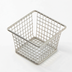 Thumbnail image #1 for Square Stainless Steel Snack/Fry Basket, 4 x 4 x 3 Inches, Without Handle