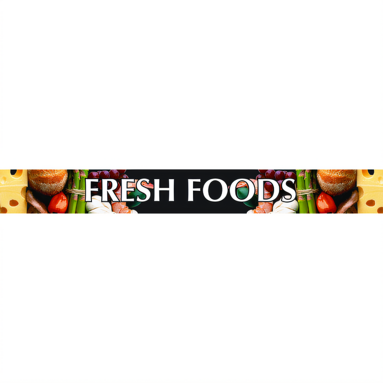 Product image #1 for Replacement Fresh Foods Sign for Beverage-Air MMR/MMF45 and MMR/MMF49