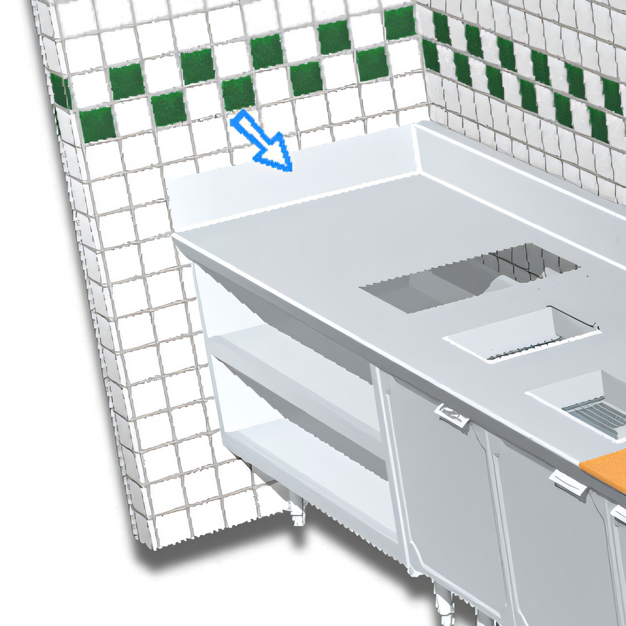 Product image #1 for La Rosa 304 Stainless Steel Single-Thickness Riser
