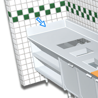 La Rosa 304 Stainless Steel Single-Thickness Riser
