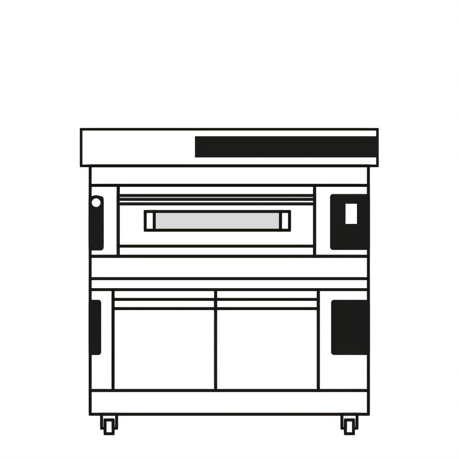 Product image #1 for Moretti Forni serieS Evolution S105E Modular Electric Pizza Deck Oven with Proofer