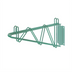 Thumbnail image #1 for Sapphire Manufacturing SM-EBD18GN Sapphire Wall-Mounted Shelving Case of 2
