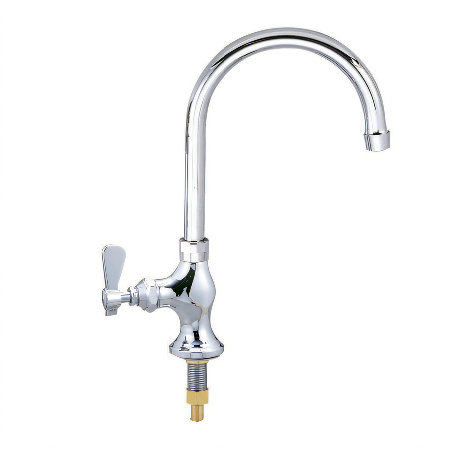 Product image #1 for OptiFlow Heavy Duty Lead-Free Single Valve Deck Mount Pantry Faucet with 8-Inch Gooseneck Spout