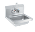Thumbnail image #1 for Vollrath Wall-Mount 2-Hole Hand Sink with Strainer and Gooseneck Faucet, 17 x 15 Inches