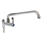 Thumbnail image #1 for Advance Tabco K-117 Lead-Free Pre-Rinse Add-A-Faucet, 12-Inch Swing Spout, Chrome-Plated Brass, DTA-53 Compatible
