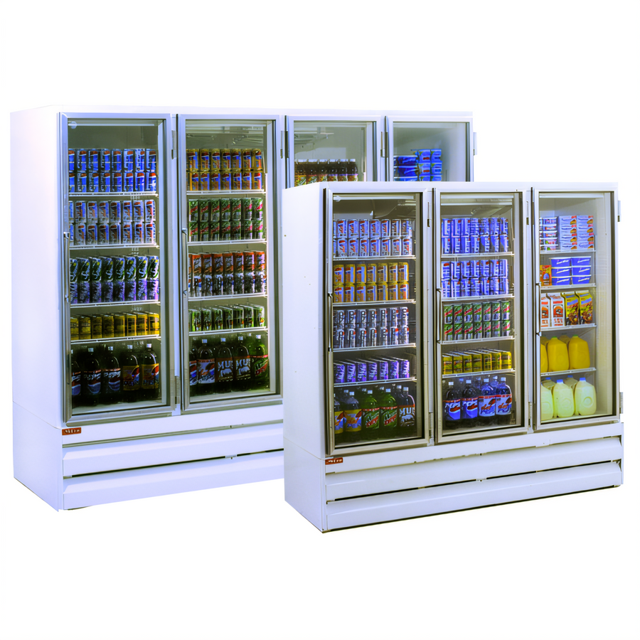 Product image #1 for Howard-McCray GF102BM-FF-B HMC, Glass Door Reach Ins, Freezer Glass Door Merchandisers
