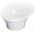 Thumbnail image #1 for Ardesia Priscila 3/4 Quart White Angled Round Melamine Bowl, 7-1/4 Inch Diameter