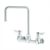 Thumbnail image #1 for Krowne Diamond Series Wall-Mounted Double Bend Spout Faucet, 8-Inch Centers, Low Lead