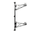 Thumbnail image #1 for Eagle Group Adjustable Post Wire Wall Mount Prepackaged Mid Unit for 21-Inch Shelves