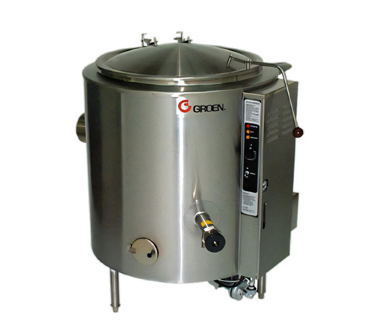 Product image #1 for Groen AH/1E-60 60-Gallon Gas Steam-Jacketed Stationary Floor Kettle