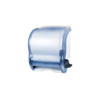 Thumbnail image #1 for CFS Brands Classic T950TBL Manual Lever-Roll Paper Towel Dispenser, Surface-Mounted Plastic, Arctic Blue, Fits 8-Inch-Diameter Rolls