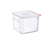 Thumbnail image #1 for Araven 6.3 Qt Square Clear Polycarbonate Food Storage Container with Airtight Lid