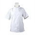 Thumbnail image #1 for Mercer Culinary Millennia Air Unisex Short Sleeve Cook Shirt with Mesh Back, White, X-Small