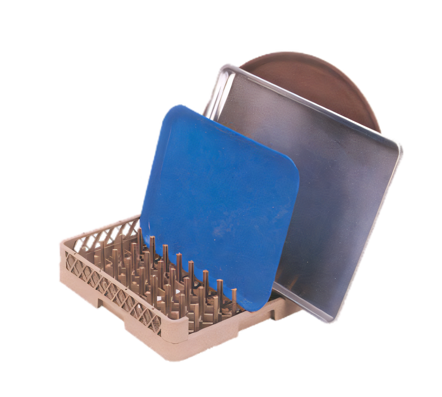 Product image #1 for Vollrath Rack-Master Full-Size Open-End Dishwasher Stock Rack for Plates and Trays, Beige