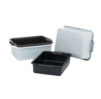 Signature Heavy-Duty 1-Compartment Brown Bus Box, 20 x 15 x 7 Inch