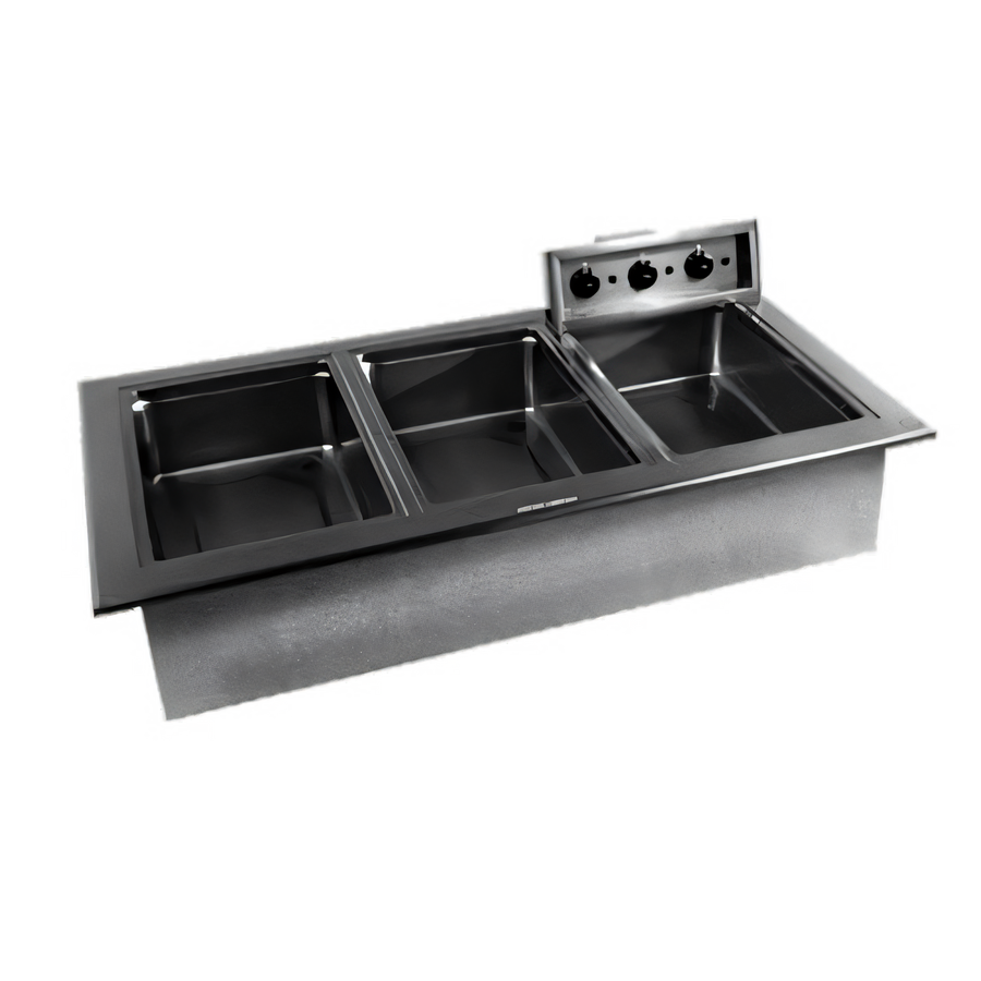 Product image #1 for Delfield Drop-In Electric Hot Food Well, 5 Full-Size Pans, Individually Controlled