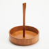Thumbnail image #1 for American Metalcraft Loft Collection Acacia Wood Condiment Caddy, 8-3/8-Inch Diameter x 10-Inch High