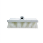 Thumbnail image #1 for CFS Brands Sparta® 40423EC02 Dual-Surface Floor Scrub Brush Head Only, 10" Plastic Block, Split Shape, White Polyester Bristles Case of 2