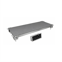 Hatco Built-In Hot/Cold Simulated Stone Shelf, 24 x 18 In. Usable Surface, Remote Refrigeration, Flush-Mount