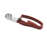 Vollrath #70 Standard-Length Portion Disher with Plum Ergonomic Handle, 0.47 oz