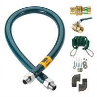 Krowne Royal Series 36-Inch Moveable Gas Connection Kit, 3/4-Inch I.D., with Quick Disconnect