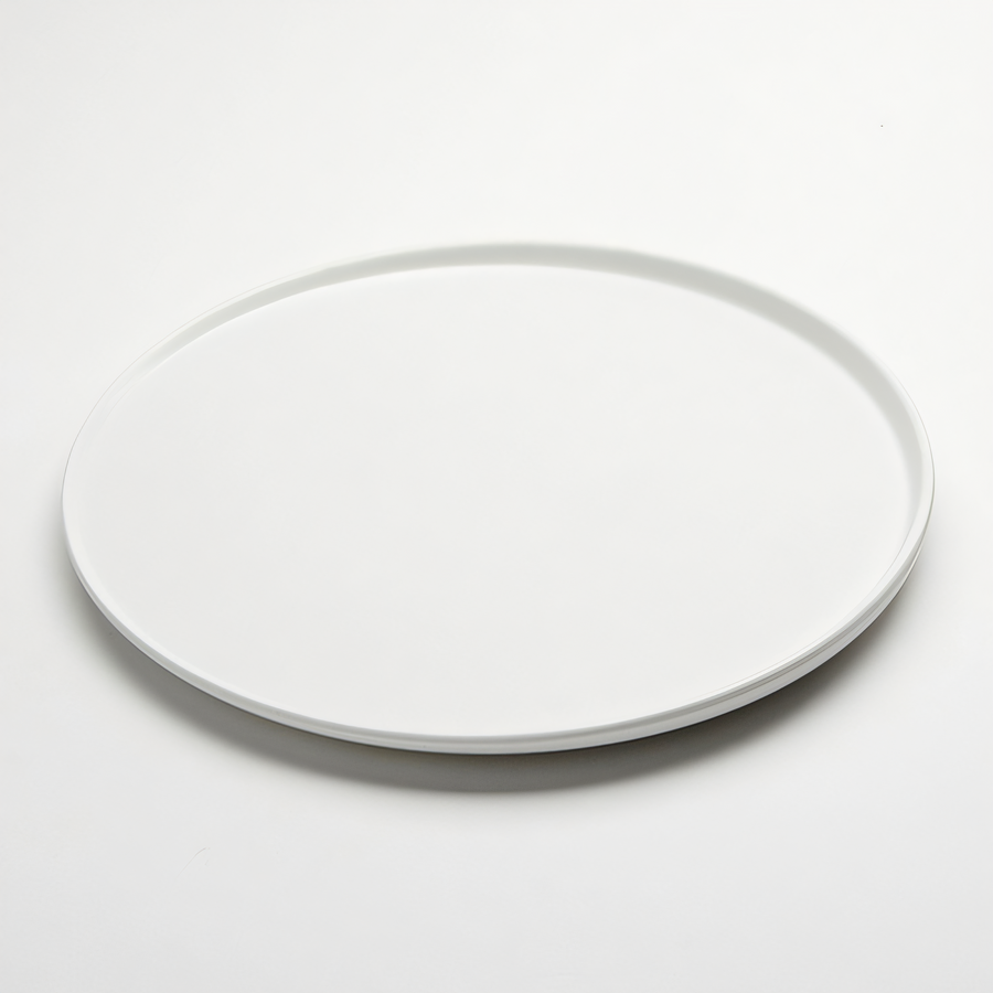 Product image #1 for American Metalcraft Lift Collection 13-Inch Round White Melamine Plate