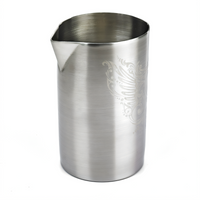 Barfly 21 oz Double-Wall Insulated Stainless Steel Mixing Tin with Pouring Spout