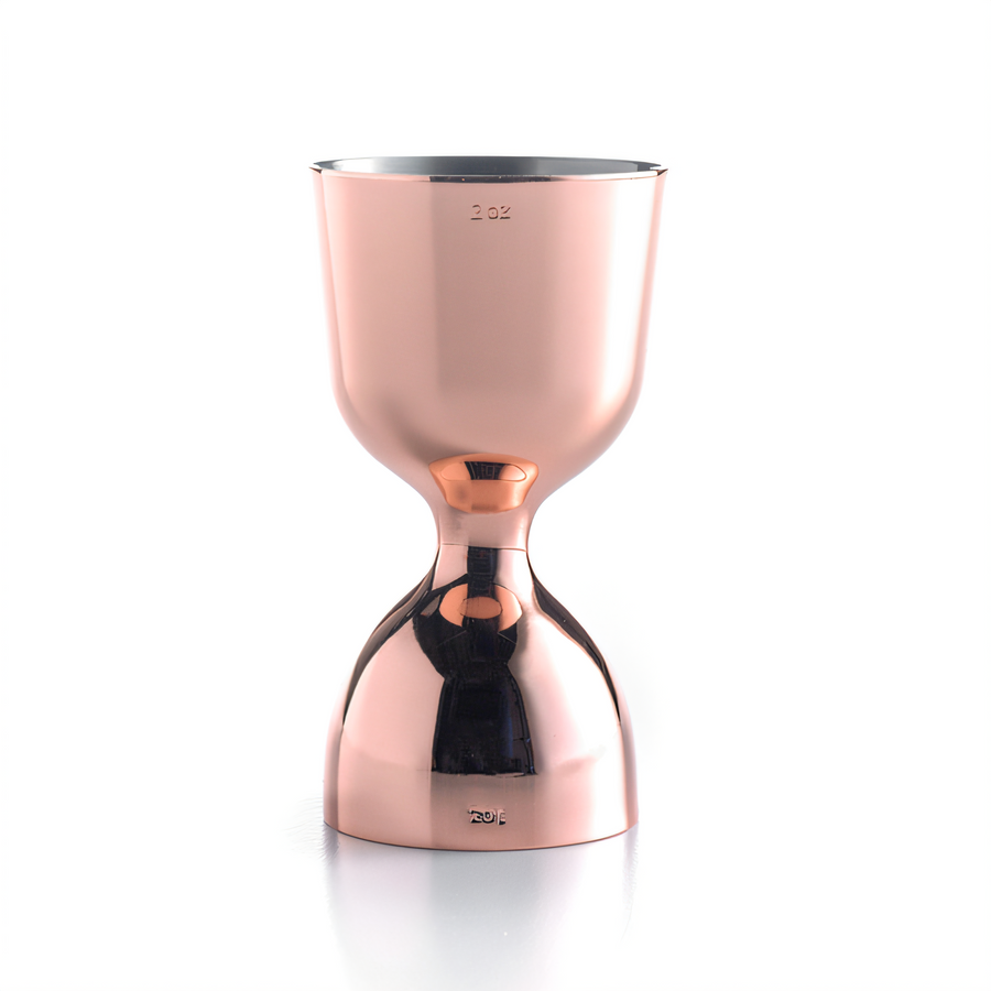 Product image #1 for Barfly Heavy-Duty One-Piece Copper-Plated Straight Rim Jigger, 1 oz x 2 oz