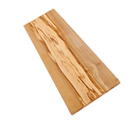 American Metalcraft Large Olive Wood Rectangular Serving Board, Straight Edge, 18 x 8-3/4 x 3/4 Inches