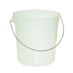 Thumbnail image #1 for Rubbermaid FG572900WHT 22-Quart Round Polyethylene Food Storage Container, White, Lid Not Included Case of 6