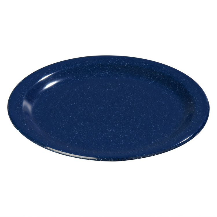 Product image #2 for Dallas Ware 9-Inch Café Blue Melamine Dinner Plate with Reinforced Rim and Foot