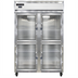 Thumbnail image #1 for Continental Refrigerator 2FNSAGDHD Two-Section Display Freezer with Glass Half Doors