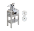Thumbnail image #1 for Robot Coupe CL60E Floor Model Commercial Vegetable Preparation Machine with Pusher Feed Head