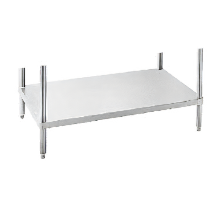 Product image #1 for Advance Tabco 54 Inch x 24 Inch Stainless Steel Adjustable Dishtable Undershelf