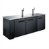 Thumbnail image #1 for Three-Section Draft Beer Cooler/Kegerator with 2 Dispensers, 32 Cu. Ft., 5 Half-Barrel Keg Capacity