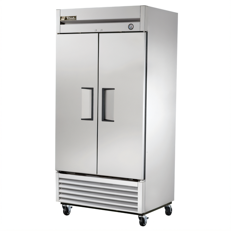 Product image #1 for True T-35F-HC Two-Section Reach-In Freezer with Solid Swing Doors, -10°F, Self-Contained Bottom-Mounted