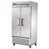 Thumbnail image #1 for True T-35F-HC Two-Section Reach-In Freezer with Solid Swing Doors, -10°F, Self-Contained Bottom-Mounted