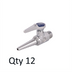 Thumbnail image #1 for T&S Brass Gas Hose Cock, Case of 12