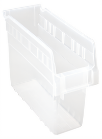 Quantum Store-Max 8-Inch Economy Clear Nesting Shelf Bin, 11-5/8 x 4-1/8 x 8 Inches