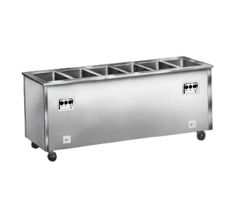 Product image #1 for Vollrath 4-Series Signature Server 6-Well Hot Food Serving Counter with Enclosed Base and Stainless Steel Top, 88 Inch x 28 Inch, 34-Inch High