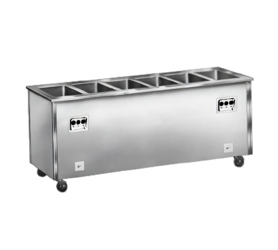 Product image #1 for Vollrath 4-Series Signature Server 6-Well Hot Food Serving Counter with Enclosed Base and Stainless Steel Top, 88 Inch x 28 Inch, 34-Inch High