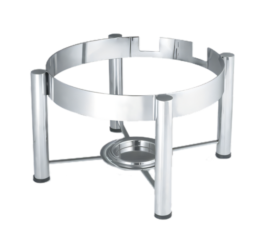 Product image #1 for Intrigue® Mirror-Finish Stainless Steel Stand for Round Induction Chafers