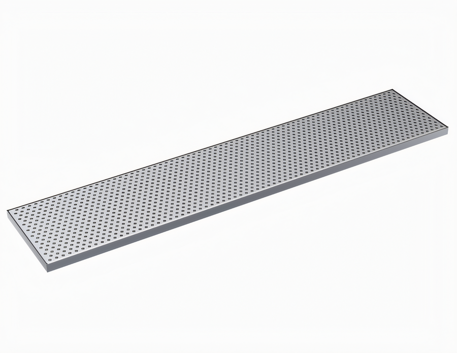 Product image #1 for Krowne 38 Inch x 8 Inch Brushed Stainless Steel Drip Tray