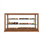 Thumbnail image #1 for KoolMore 44-Inch Bakery Display Case with 3 Tempered-Glass Shelves and Dual Rear Sliding Doors