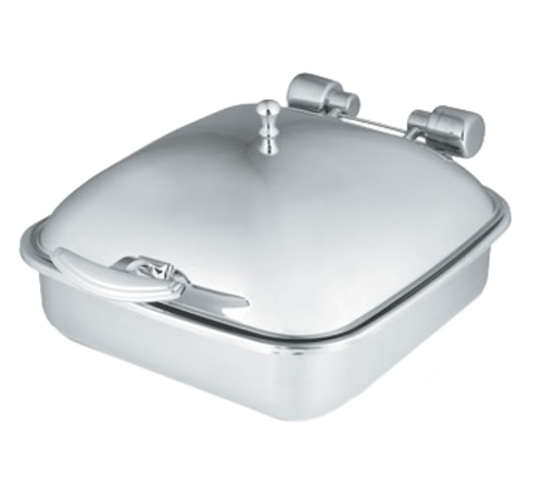 Product image #1 for Vollrath Intrigue® 6 Qt Square Solid Top Induction Chafer with Stainless Steel Food Pan