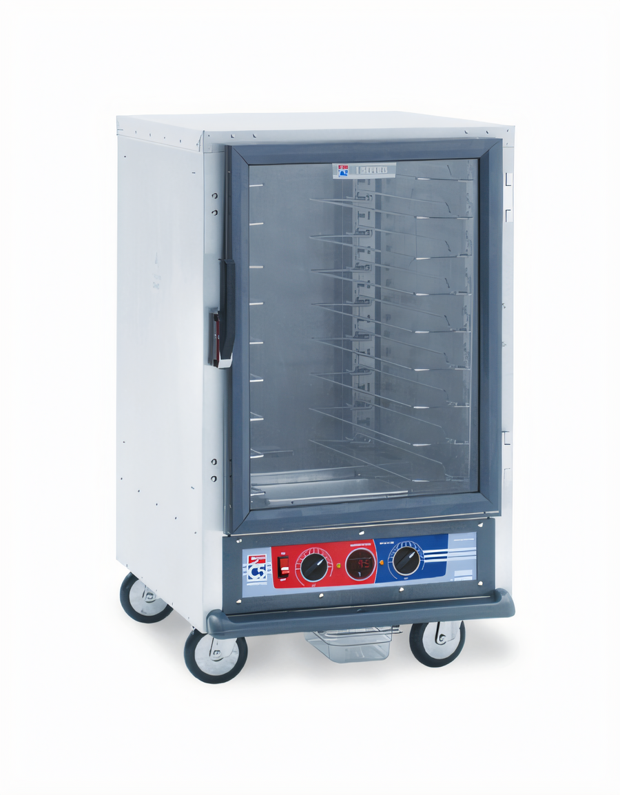 Product image #1 for Metro C5 1 Series Half-Height Proofing Cabinet with Clear Polycarbonate Door and Universal Slides