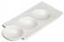 Thumbnail image #1 for Ardesia Loures Bright White Porcelain Trio Dish, 9-1/2-Inch, 3 oz