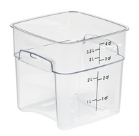 Cambro 4SFSPROCW135 CamSquare® Commercial Food Storage Containers Case of 6