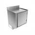 Thumbnail image #1 for BK Resources Call Series Flat Top Stainless Steel Underbar Cabinet, 24 x 21 Inches, Pedestal Base